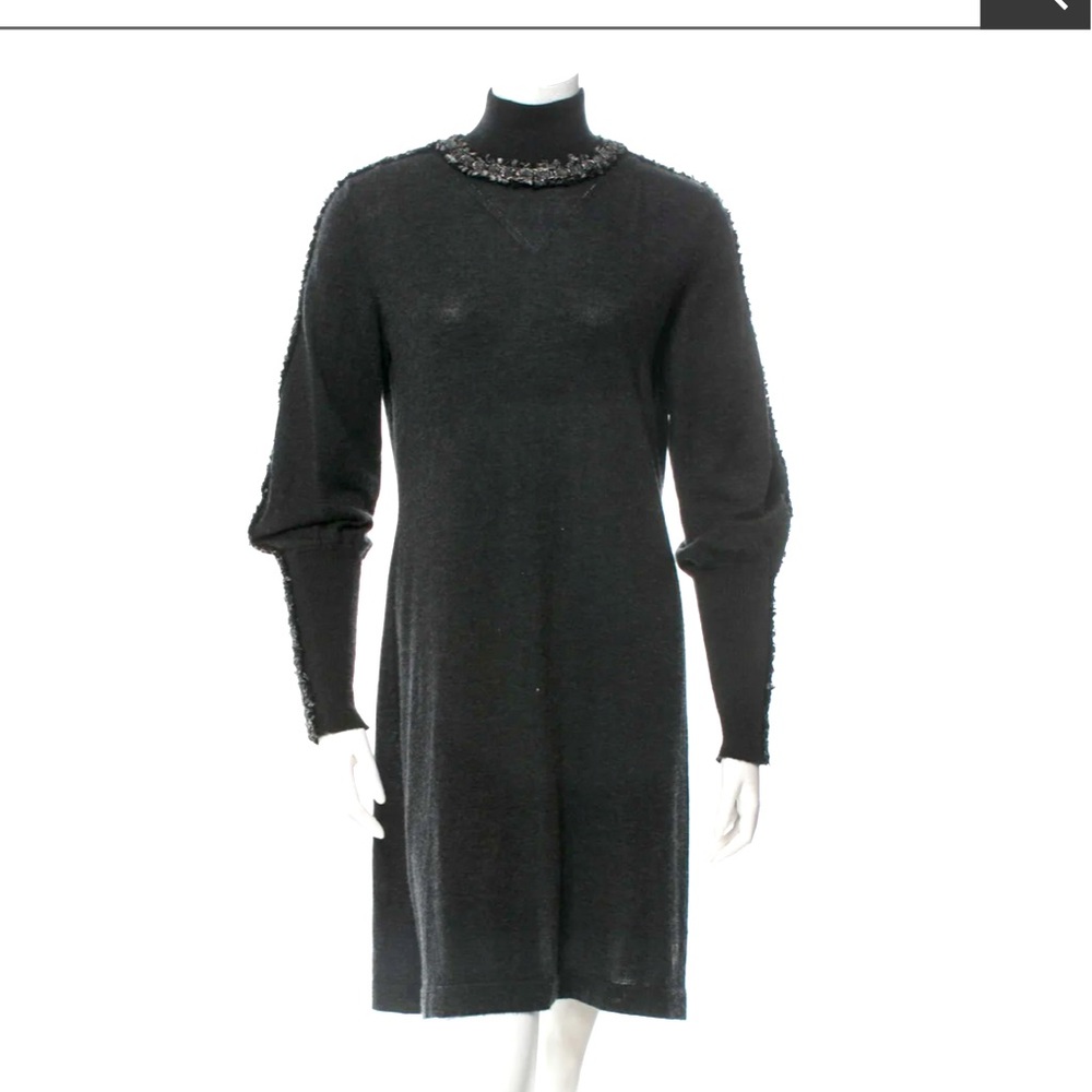 Cashmere Chanel Sweater Dress XL